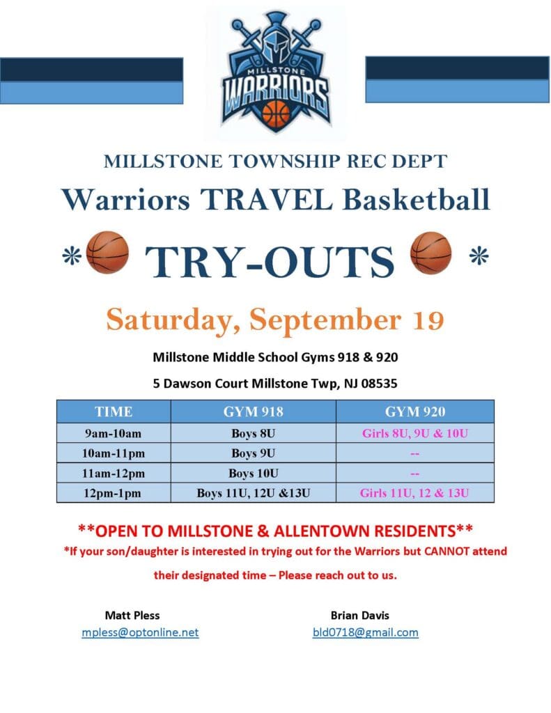 Warriors Tryouts 2026